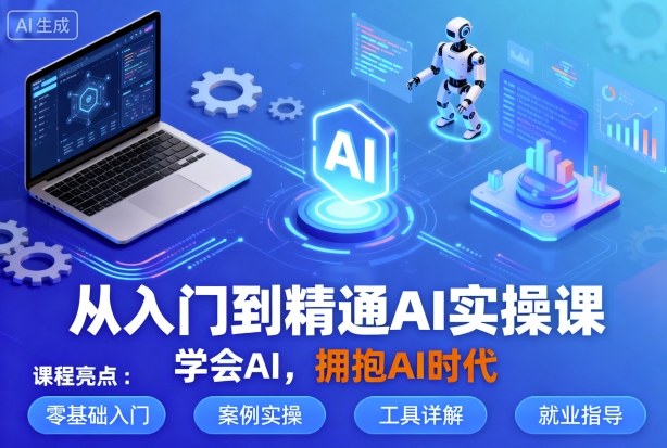 从入门到精通AI实操课，学会AI，拥抱AI时代-kaigewz