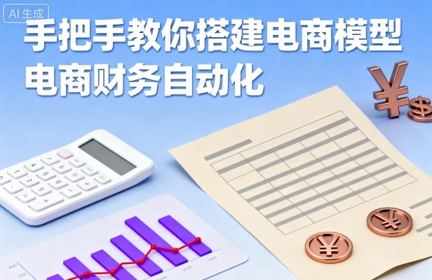 手把手教你搭建电商模型-电商财务自动化-kaigewz
