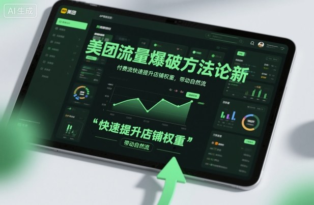 美团流量爆破方法论,付费流快速提升店铺权重,带动自然流-kaigewz