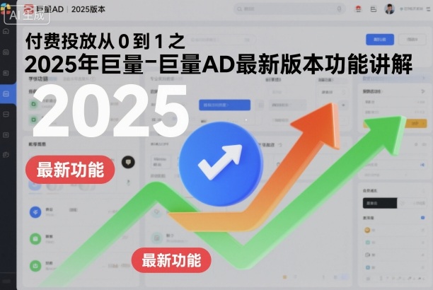 付费投放从0到1之2025年巨量AD最新版本功能讲解-kaigewz
