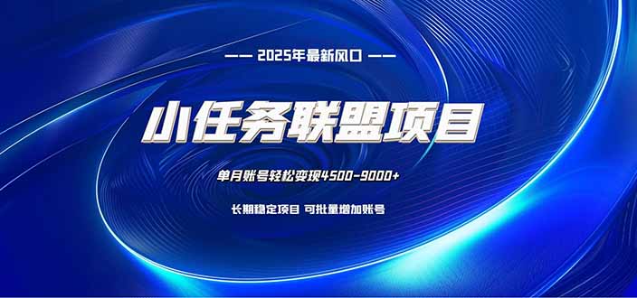 小任务联盟项目：一台电脑每天只需10分钟，轻松简单稳定-kaigewz
